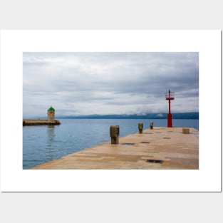Bol Harbour, Brac Island, Croatia Posters and Art